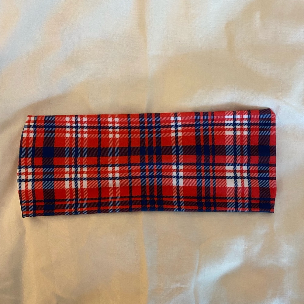 THICK/SOLID/HEAVY Plaid Headband